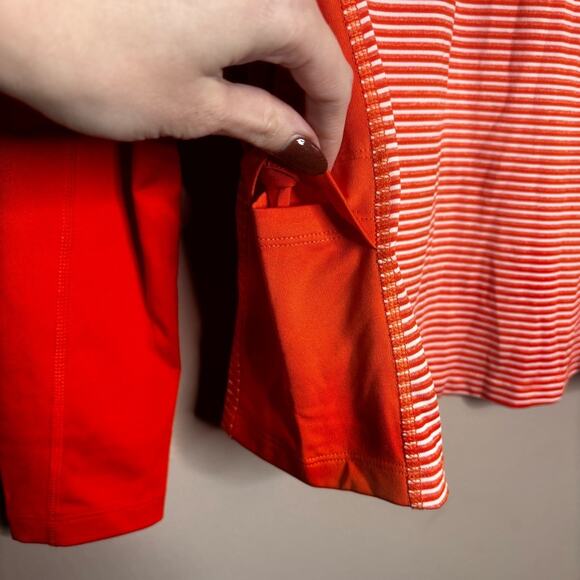 Cutter & Buck Cincinnati Bengals Super Bowl Orange Striped Quarter Zip XS - Picture 3 of 6